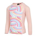 Chute Kids' Mountain Thermal Top English Rose & Pot Of Gold Prt - Image 3