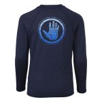 Body Glove Youth Boys Long Sleeve Core Rash Vest Navy Marle - Image 2