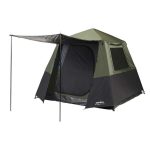 Spinifex Mawson Eclipse™ 4 Person Tent Dark Green & Black