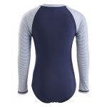 Body Glove Youth Girls Striped Surfsuit Navy Stripe - Image 2