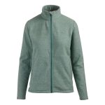 Mountain Designs Women's Ruby Full Zip Fleece Jacket Ivy Green & White