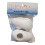 Tackle West Plastic Burley Blob 2 Pack White - Image 3