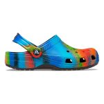 Crocs Kid's Spray Dye Clog Black & Multicoloured - Image 2