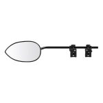 Milenco Aero 4 Extra Wide Convex Mirror Twin Black - Image 4