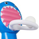 Coconut Grove Finn The Shark Giant Inflatable Basketball Set Blue - Image 3