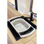 Pop Up Essentials Adjustable Colander Beige & Grey - Image 11