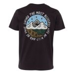 Cape Youth Boy's Landscape Tee Charcoal - Image 2