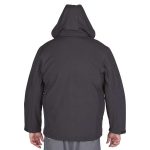 Cape Men's Zephyr Hooded Fleece Jacket Jet Black - Image 3