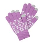 Cape Kids' Della Gloves Purple & Cream One Size Fits Most - Image 2