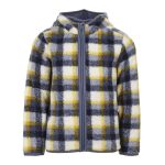 Cape Kids' Mini Check Sherpa Jacket Blue
