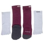 Injinji Women's Hiker Liner Maroon