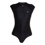 O'Neill Women's Laney Full Zip Short Sleeve Surfsuit Black - Image 3