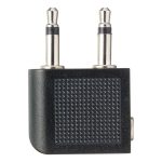 Go Travel Airline Headphone Adaptor Black - Image 4