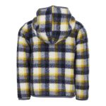 Cape Kids' Mini Check Sherpa Jacket Blue - Image 2