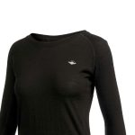 Mountain Designs Women's Merino Long Sleeve Top Black - Image 2
