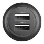 Cygnett 12W Dual USB-A Car Charger Black 12W - Image 2