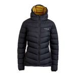 Mountain Designs Women's Peak 700 Down Jacket Black & Yellow