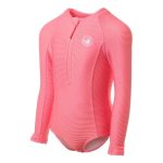 Body Glove Kids Ribbed Swimsuit Pink - Image 3