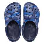 Crocs Kids Classic Camo Clogs Navy - Image 7