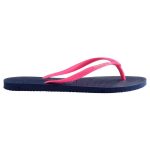 Havaianas Women's Slim Logo Pop Thong Marine Blue - Image 4