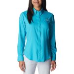 Columbia Women's Tamiami II Long Sleeve Shirt Ocean Teal - Image 4