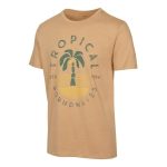 Cape Men's Tropical Tee Oatmeal - Image 3