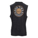 Trip In A Van Men's Muscle Tank Black Acid Wash - Image 2