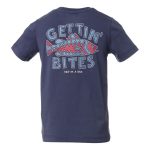Trip In A Van Kids Printed Tee Vintage Indigo - Image 2