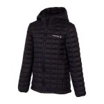 Cederberg Youth Recycled Baffle Hooded Puffer Jacket Black - Image 3