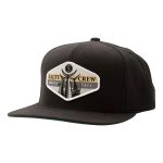 Salty Crew 5 Pannel Cap Black