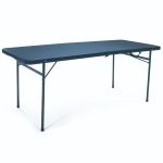 Oztrail Ironside 180cm Table Charcoal