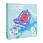 Coconut Grove Finn The Shark Inflatable Cornhole Game Blue - Image 2