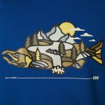 Helly Hansen Men's F2F Organic Cotton Tee Deep Fjord - Image 2