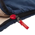 Coleman Mudgee Tall -3° Sleeping Bag Navy Blue & Grey - Image 4