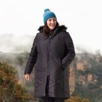 Cape Women's Harriet Long Line Plus Size Puffer Jacket Black