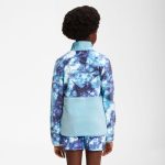 The North Face Youth Printed Glacier Quarter Zip Top Paisley Cloud Vibe Print - Image 4