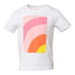 Cape Kids Girls Rainbow Tee White Ptd