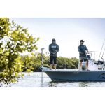 Nomad Design Collared Khaki Camo Logo Fishing Shirt Green - Image 5