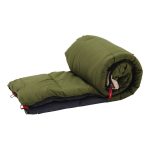Coleman Mudgee Tall 5° Sleeping Bag Olive Green & Grey - Image 5