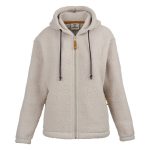 Gondwana Women's Corinella Hooded Sherpa Fleece Natural