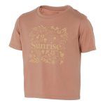 Cape Youth Girls Clay Sunrise Tee Brown - Image 3