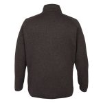 Gondwana Men's Full Knit Fleece Jacket Plus Size Charcoal - Image 2