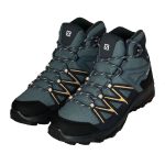 Salomon Women's Daintree Gore-Tex Mid Hiking Boots Stormy Weather, Ebony, Almond Cream - Image 7