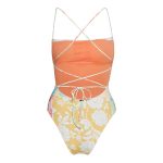O'Neill Women's Olivia Marbella Print One Piece Swimsuit Aqua - Image 2