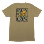 Salty Crew Men's Ink Slinger Standard Short Sleeve Tee Khaki Heather