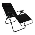BlackWolf Reclining Lounger Chair Jet Black - Image 3