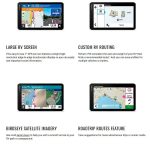 Garmin RVCAM 795 7" Camper GPS Satellite Navigator with Built-in Dash Cam Black - Image 2