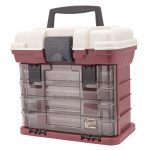Plano 1354 4-By 3500 Rack System Tackle Box Clear