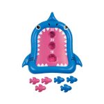 Coconut Grove Finn The Shark Inflatable Cornhole Game Blue