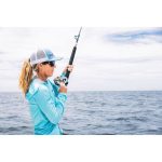 Nomad Women's Hooded Technical Fishing Shirt Teal - Image 4